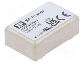 Converter: DC/DC | 4W | Uin: 9÷18VDC | Uout: 12VDC | Iout: 333mA | THT | JCD