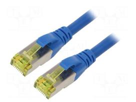 Patch cord | S/FTP | Cat 6a | RJ45 plug,both sides | stranded | Cu | 5m