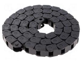 Cable chain | 06 | Bend.rad: 38mm | L: 1000mm | Int.height: 10.5mm