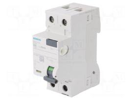 RCD breaker | Inom: 25A | Ires: 30mA | Poles: 1+N | 230/400VAC | IP20