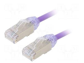 Patch cord | F/UTP | Cat 6a | RJ45 plug,both sides | wire | Cu | 2m | LSZH