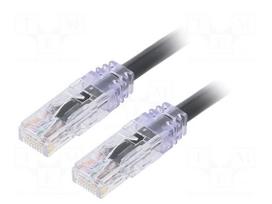 Patch cord | U/UTP | Cat 6a | RJ45 plug,both sides | wire | Cu | 0.5m