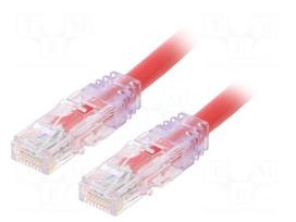 Patch cord | U/UTP | Cat 6a | RJ45 plug,both sides | wire | Cu | 3m | PVC