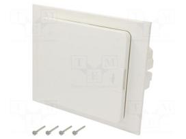 Enclosure: for modular components | IP40 | plaster embedded | golf