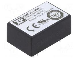 Converter: DC/DC | 10W | Uin: 18÷36VDC | Uout: 12VDC | Iout: 833mA | DIP24