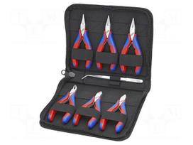 Tools set: pliers | bag | 6pcs.