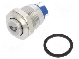 Switch: vandal resistant | Pos: 2 | SPST-NO | 2A/36VDC | IP65 | OFF-(ON)