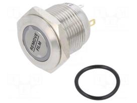 Switch: vandal resistant | Pos: 2 | SPST-NO | 2A/48VDC | IP65 | OFF-(ON)