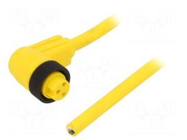 Cable: for sensors/automation | PIN: 3 | 7/8" female | angled | 3m