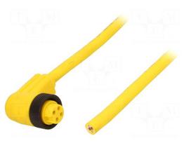Cable: for sensors/automation | PIN: 4 | 7/8" female | angled | 3m