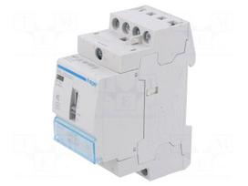 Contactor: 4-pole installation | 25A | 12VDC | NO x4 | ERL | -10÷50°C