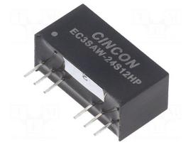 Converter: DC/DC | 3W | Uin: 9÷36VDC | Uout: 12VDC | Iout: 250mA | THT