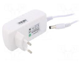 Power supply: switching | mains,plug-in | 24VDC | 1A | 24W | 82.11%