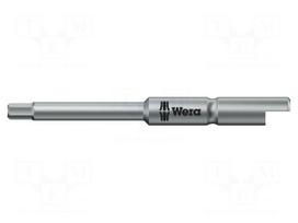 Screwdriver bit | hex key | HEX 2mm | Socket size: 4mm