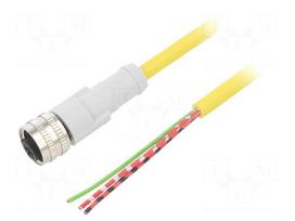 Cable: for sensors/automation | PIN: 3 | M12 female | straight | 2m