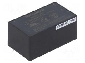 Converter: AC/DC | 25W | Uin: 90÷264VAC | 15VDC | Iout: 1.67A | 85% | THT
