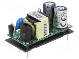 Converter: AC/DC | 6W | Uin: 90÷264VAC | 12VDC | Iout: 0.5A | 81% | KPSB6