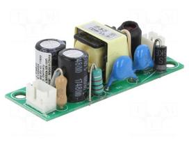 Power supply: switching | open | 6W | 90÷264VAC | 15VDC | 0.4A | -40÷80°C