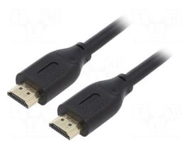 Cable | HDMI plug,both sides | PVC | 8K,ARC,HDMI CEC,UHD 4320p | 1m