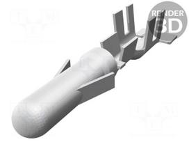 Contact | male | .140 MATE-N-LOK | brass | tinned | 0.5÷2mm2 | crimped