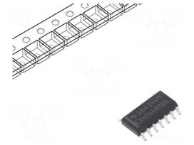 IC: digital | bilateral,switch | Ch: 4 | IN: 4 | CMOS | SMD | SO14 | CD4000
