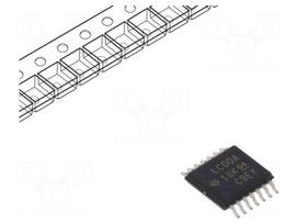 IC: digital | NAND | Ch: 4 | IN: 2 | CMOS | SMD | TSSOP14 | 1.65÷3.6VDC | 10uA