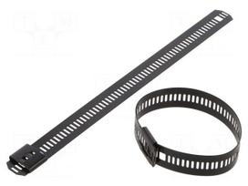Cable tie | L: 150mm | W: 12mm | stainless steel AISI 304 | 1112N