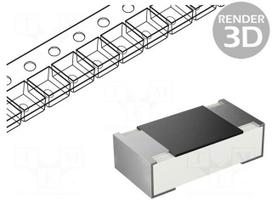 Resistor: thick film | SMD | 0603 | 2.2MΩ | 100mW | ±1% | -55÷155°C