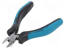 Pliers | side,cutting | blades curved  21°,return spring | 115mm