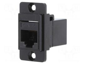 Coupler | coupler | DUALSLIM | Cat 6 | unshielded | 8p8c | 29mm | metal