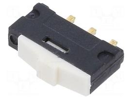 Switch: slide | Pos: 2 | SPDT | 0.2A/24VDC | ON-ON | PCB,THT | 50mΩ | MMS