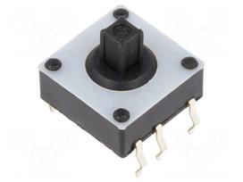Microswitch TACT | Pos: 2 | 0.02A/15VDC | PCB,THT | none | 2.6N | 4.3mm