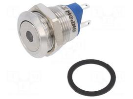 Switch: vandal resistant | Pos: 2 | SPST-NO | 2A/36VDC | IP65 | OFF-(ON)