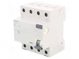 RCD breaker | Inom: 40A | Ires: 30mA | Poles: 3+N | 230/400VAC | IP20