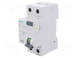 RCD breaker | Inom: 40A | Ires: 30mA | Poles: 1+N | 230/400VAC | IP20