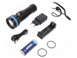 Torch: LED | IPX8 | 30lm,700lm,1400lm,2500lm | L: 165.6mm | Ø: 54mm