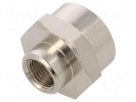 Muff | threaded,reductive | max.50bar | nickel plated brass