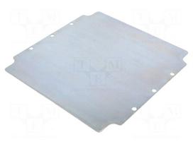 Mounting plate | steel | Plating: zinc