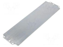 Mounting plate | steel | Plating: zinc