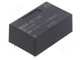 Converter: DC/DC | Uin: 6÷60VDC | Uout: 3÷52VDC | Iout: 0÷1.05A | THT