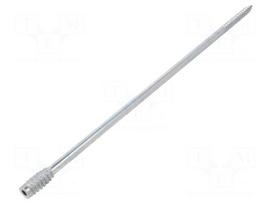 Screw | for wood | 6x250 | Head: without head | hex key | HEX 4mm | steel