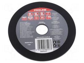 Grinding wheel | Ø: 125mm | flat,with rasp | wood | 22.23mm