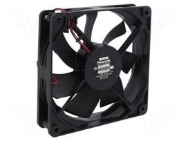 Fan: DC | axial | 12VDC | 120x120x25mm | 114m3/h | 30dBA | ball | 1900rpm