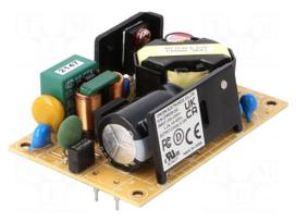 Converter: AC/DC | 50W | Uin: 90÷264VAC,120÷370VDC | Uout: 15VDC | 88%