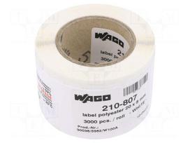 Label | 8mm | 20mm | white | Smart Printer,WAGO 258-5000 | -40÷150°C