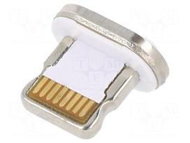 Adapter | magnetic,USB 2.0 | Apple Lightning plug | Cablexpert