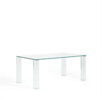 Iš stiklo valgomojo stalas 90x160 cm Adularia – Kave Home