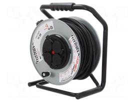 Extension lead | H07RN-F | 3G2.5mm2 | 40m | neoprene | black | 16A