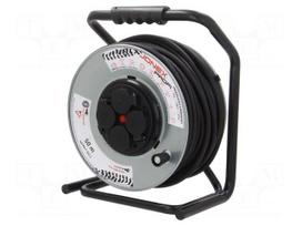 Extension lead | H07RN-F | 3G2.5mm2 | 50m | neoprene | black | 16A