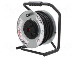 Extension lead | H07RN-F | 3G1.5mm2 | 50m | neoprene | black | 16A